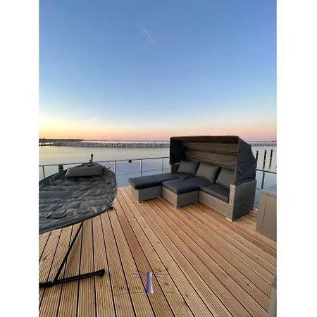Hausboot Fjord Haven Mit Biosauna In Barth Eksteriør billede