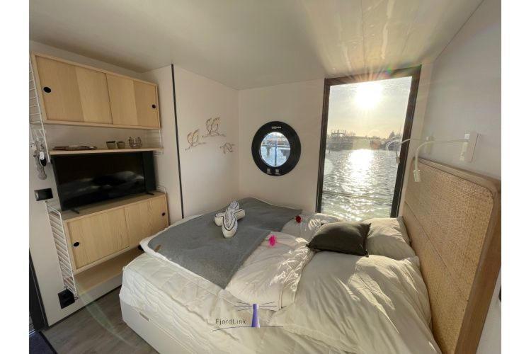 Hausboot Fjord Haven Mit Biosauna In Barth Eksteriør billede